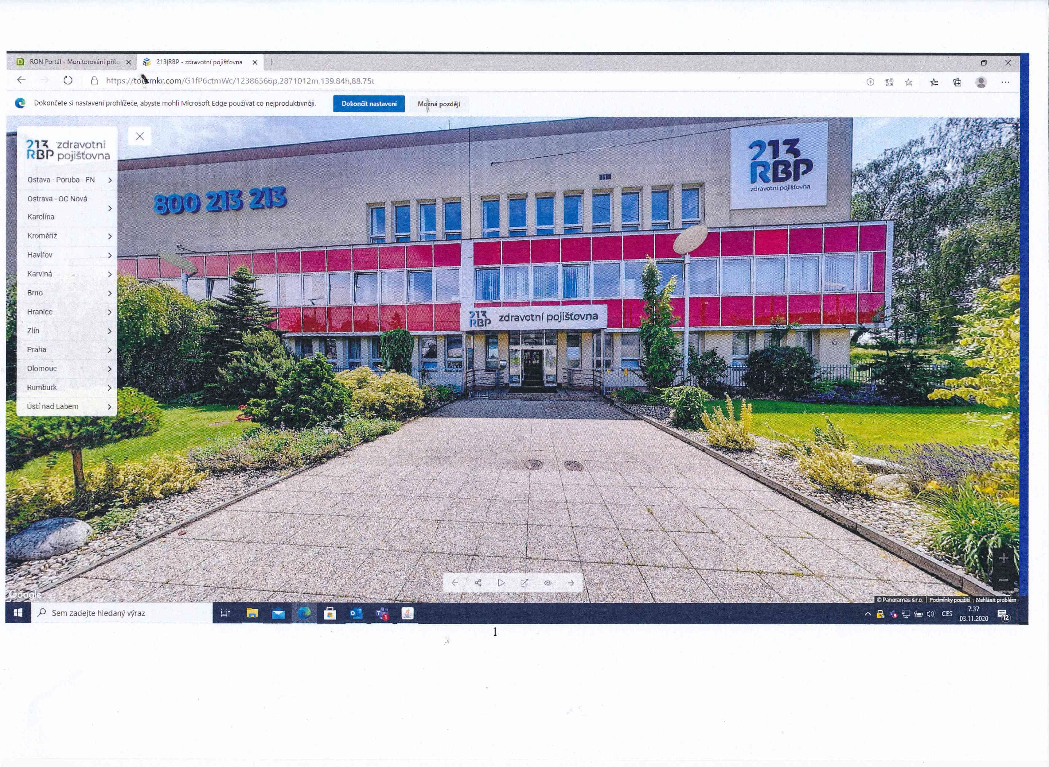 Další pobočky RBP s virtuální prohlídkou!