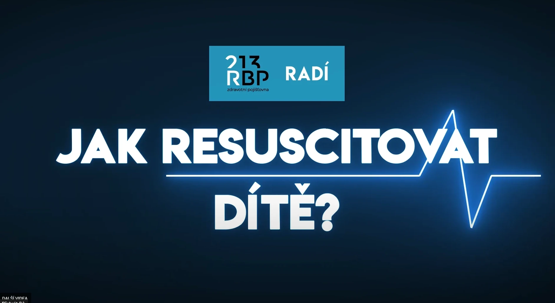 Resuscitace dítěte - první minuta je důležitá